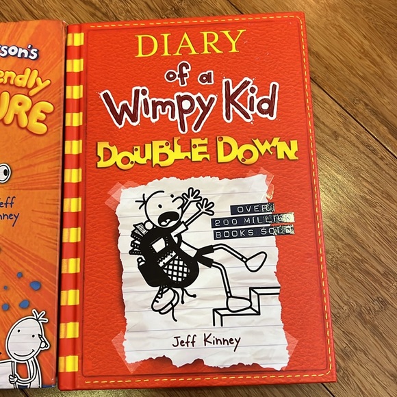 Diary of a Wimpy Kid set of 3 hardcover books by Jeff Kinney new! Never used! - Picture 4 of 5